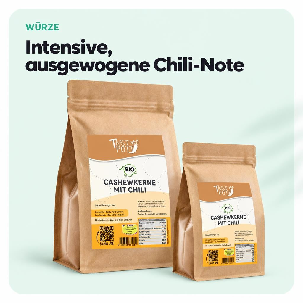 Intensive, ausgewogene Chili-Note