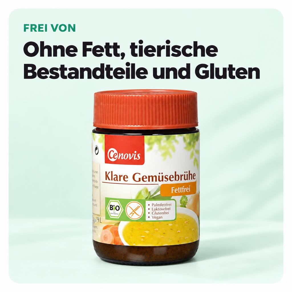 Cenovis Bio Gemüsebrühe fettfrei, vegan und glutenfrei, 162g – Bild 4
