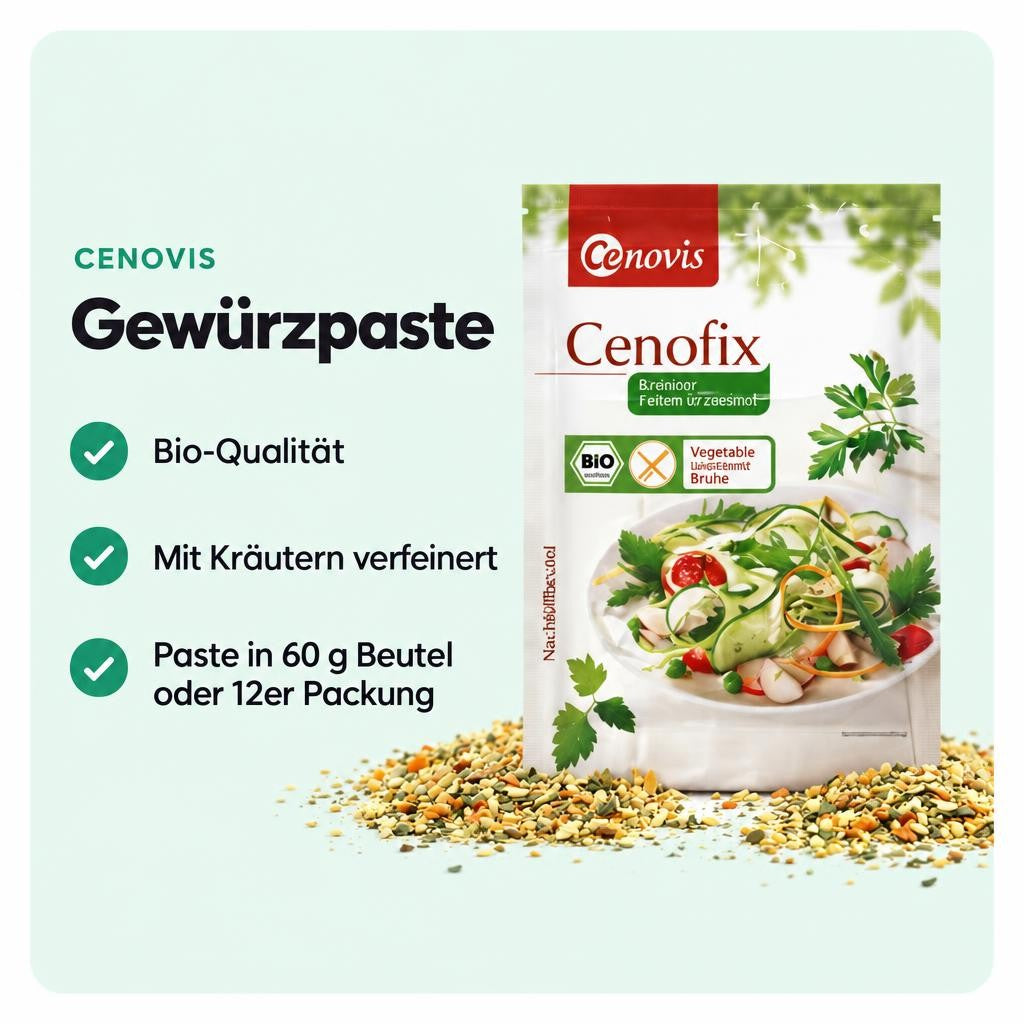 Aromatische Bio-Würzpaste mit fein abgestimmter Kräuternote.