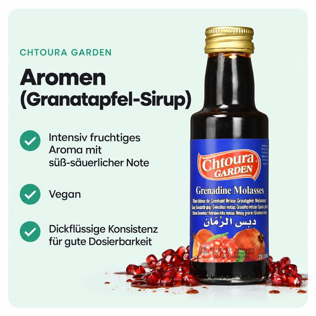 Chtoura Garden - Granatapfel Sirup 250ml – Bild 2