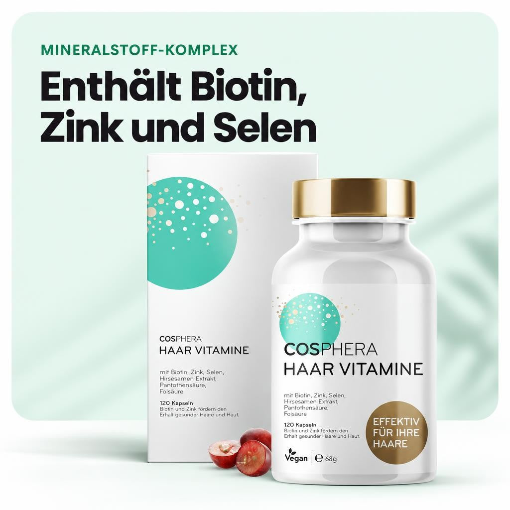 Enthält Biotin, Zink und Selen