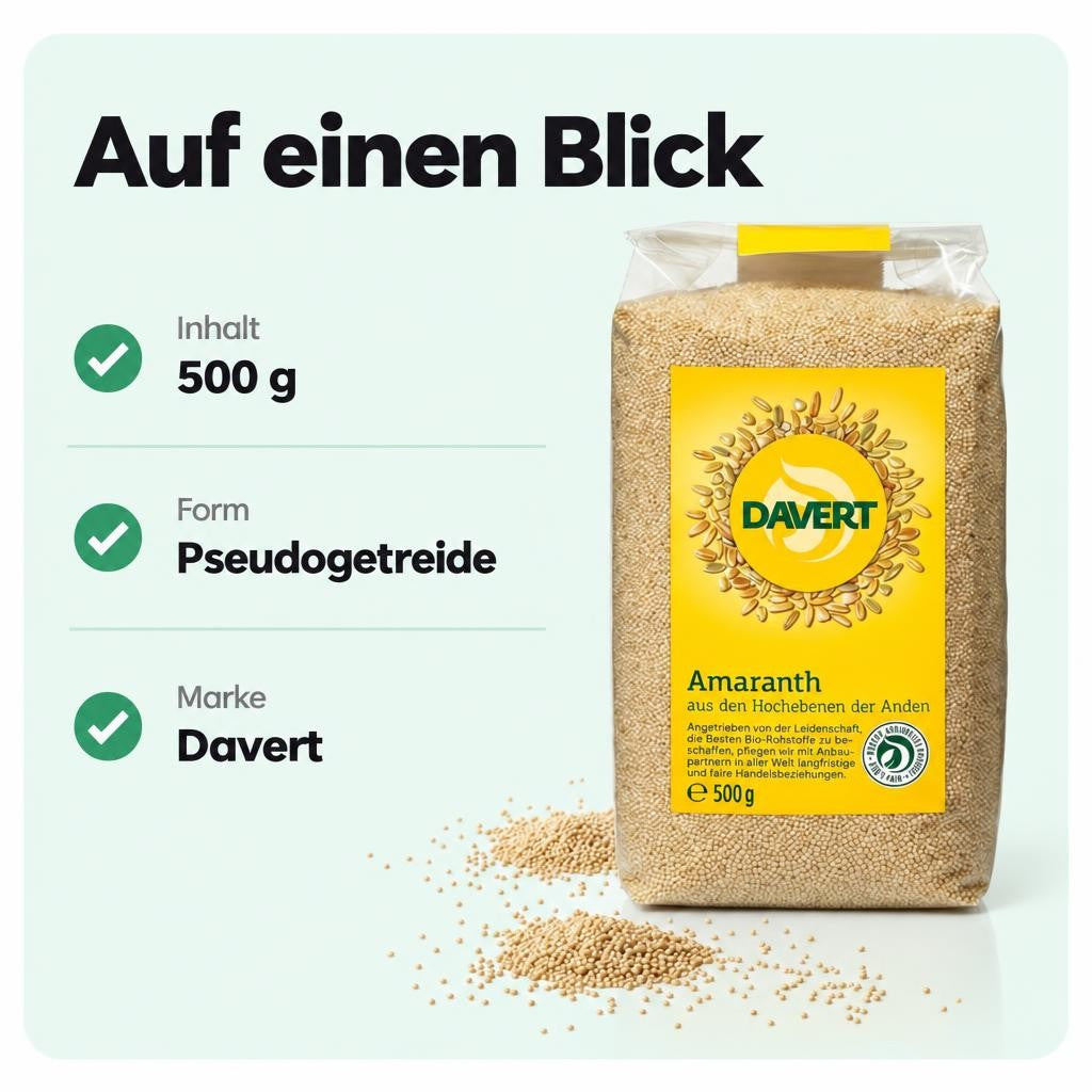Davert Bio Amaranth 500g – Bild 3
