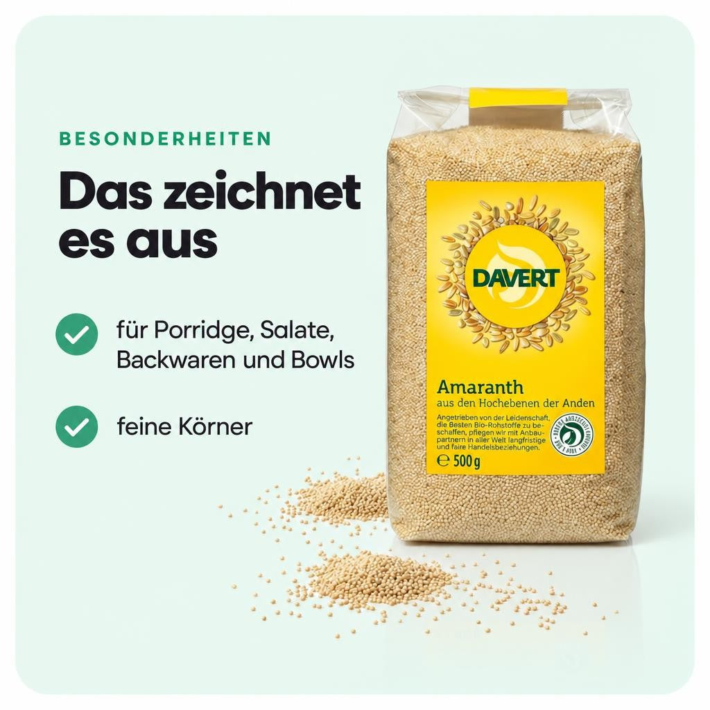 Davert Bio Amaranth 500g – Bild 5
