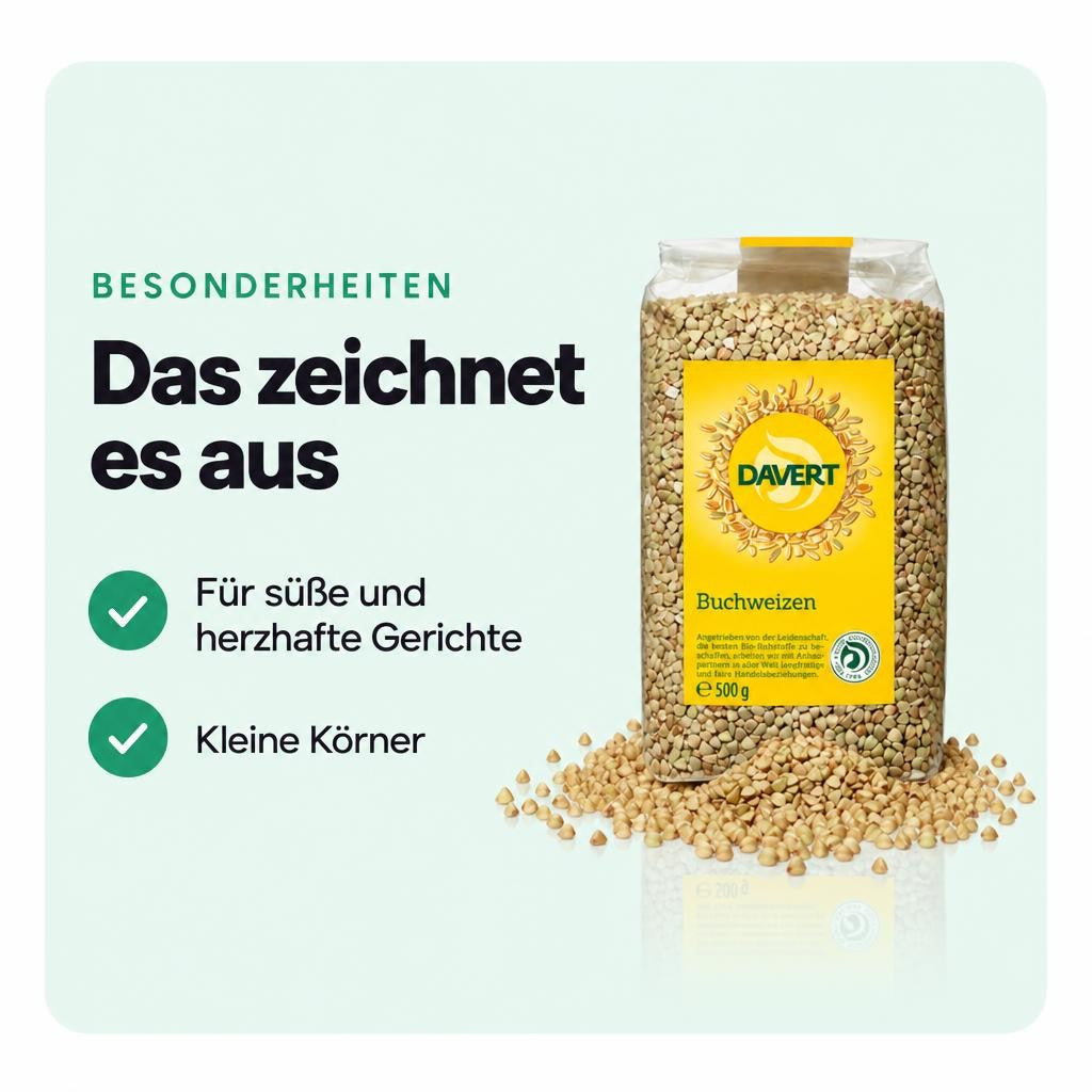 Davert Bio Buchweizen - 4x500g – Bild 5