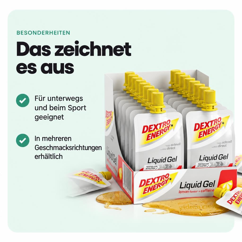 Dextro Energy Liquid Gel - verschiedene Sorten - 18er Packung – Bild 5