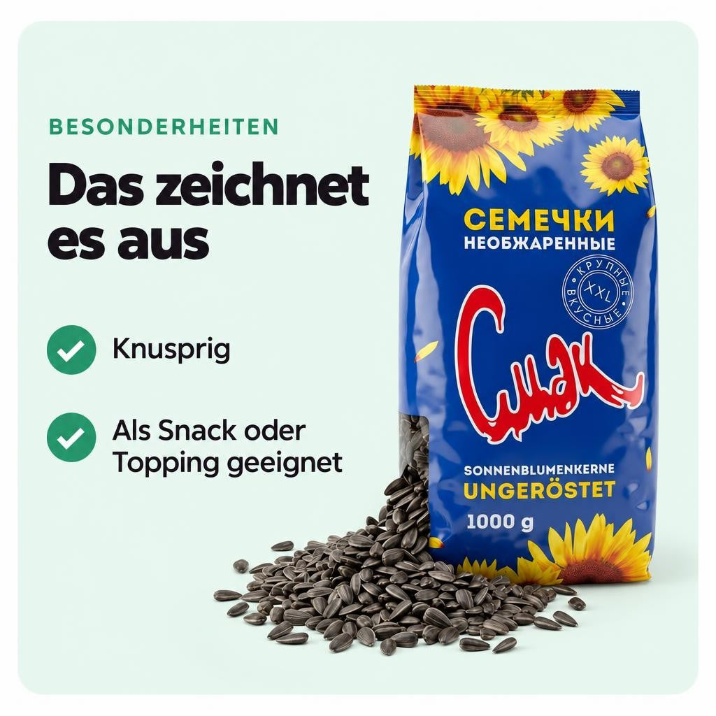 Dovgan Cmak Sonnenblumenkerne (5 x 1 kg) – Bild 5
