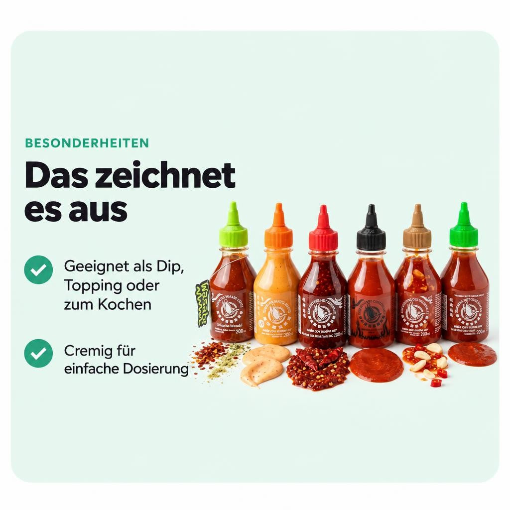 Flying Goose Sauce verschiedene Geschmäcker 200ml – Bild 5