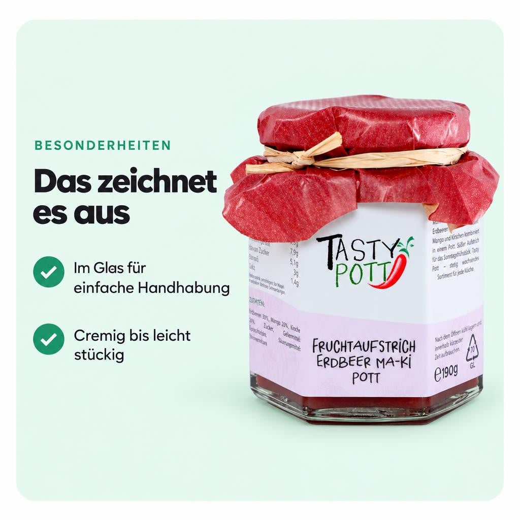 Tasty Pott Fruchtaufstrich Auswahl - Im Glas – Bild 5