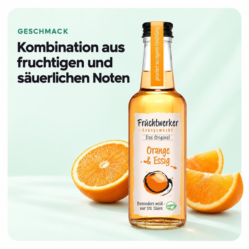 Fruchtwerker Orange & Essig 250ml – Bild 4