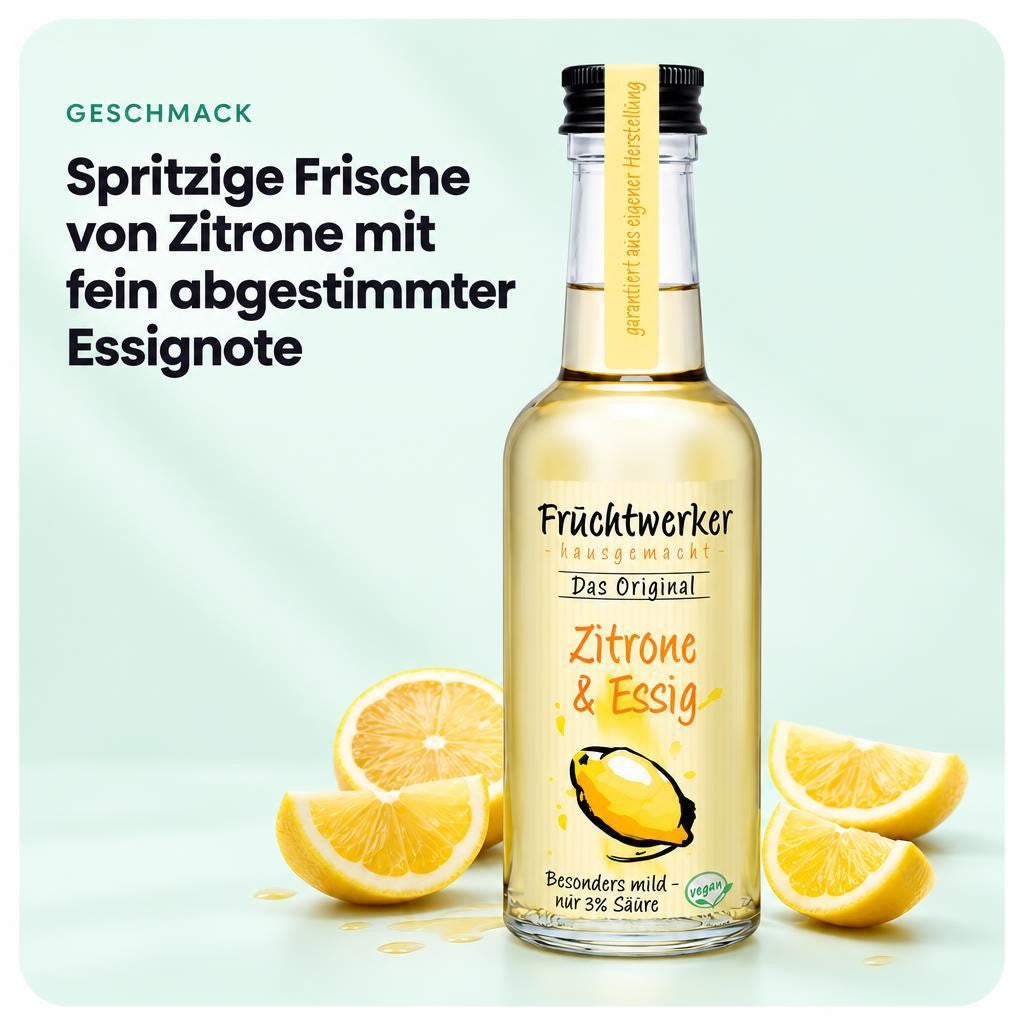 Fruchtwerker Zitrone & Essig 250ml – Bild 4