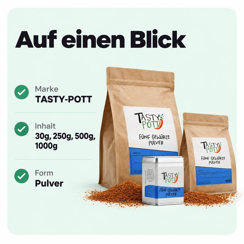 Tasty Pott Fünf Gewürze Pulver - im Beutel – Bild 3