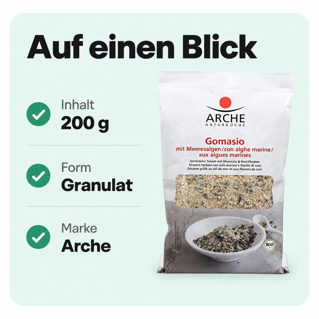 Arche Gomasio mit Meeresalgen - 200g – Bild 3