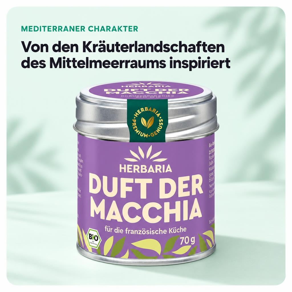 Von den Kräuterlandschaften des Mittelmeerraums inspiriert