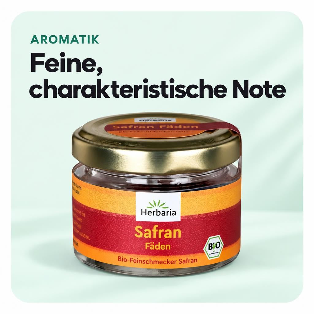 Herbaria Safran-Fäden bio 0,5g im Glas – Bild 4