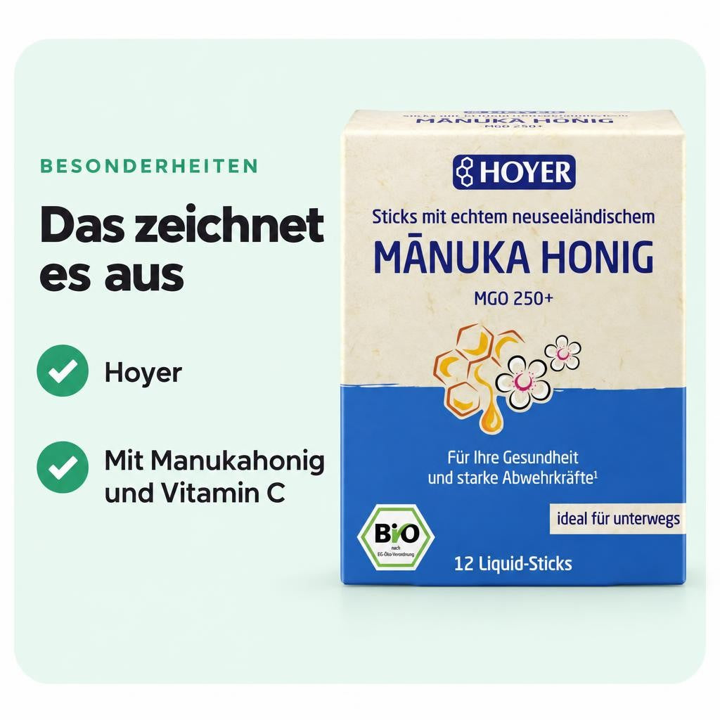 Einzeln verpackte Sticks für unterwegs