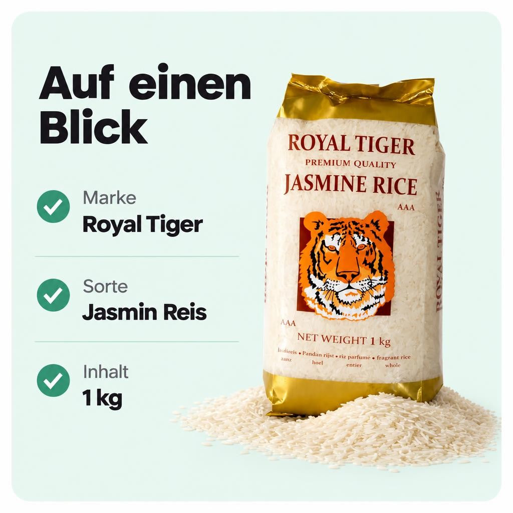 Jasmin Reis Royal Tiger 1kg – Bild 3