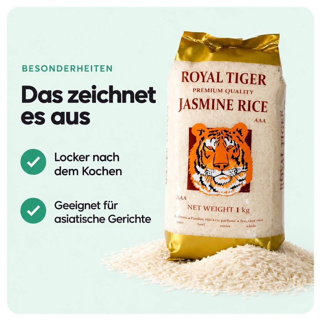 Jasmin Reis Royal Tiger 1kg – Bild 5