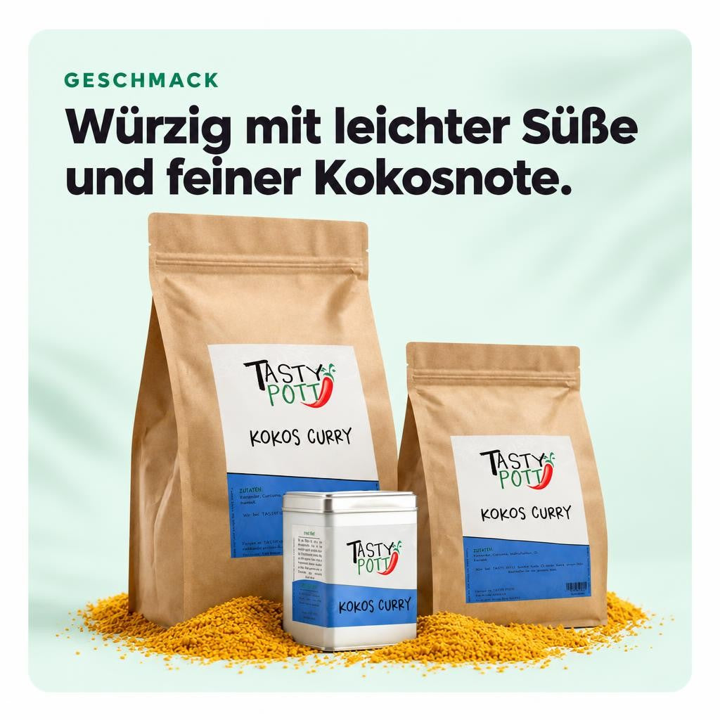 Würzig mit leichter Süße und feiner Kokosnote.