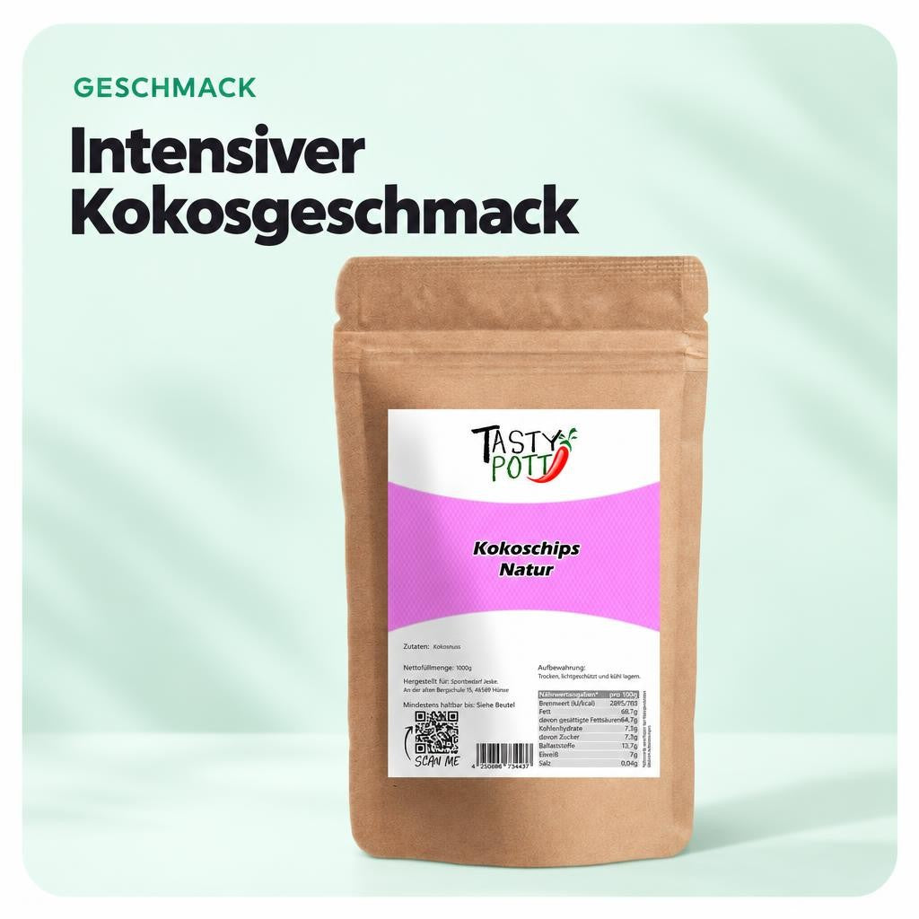 Intensiver Kokosgeschmack