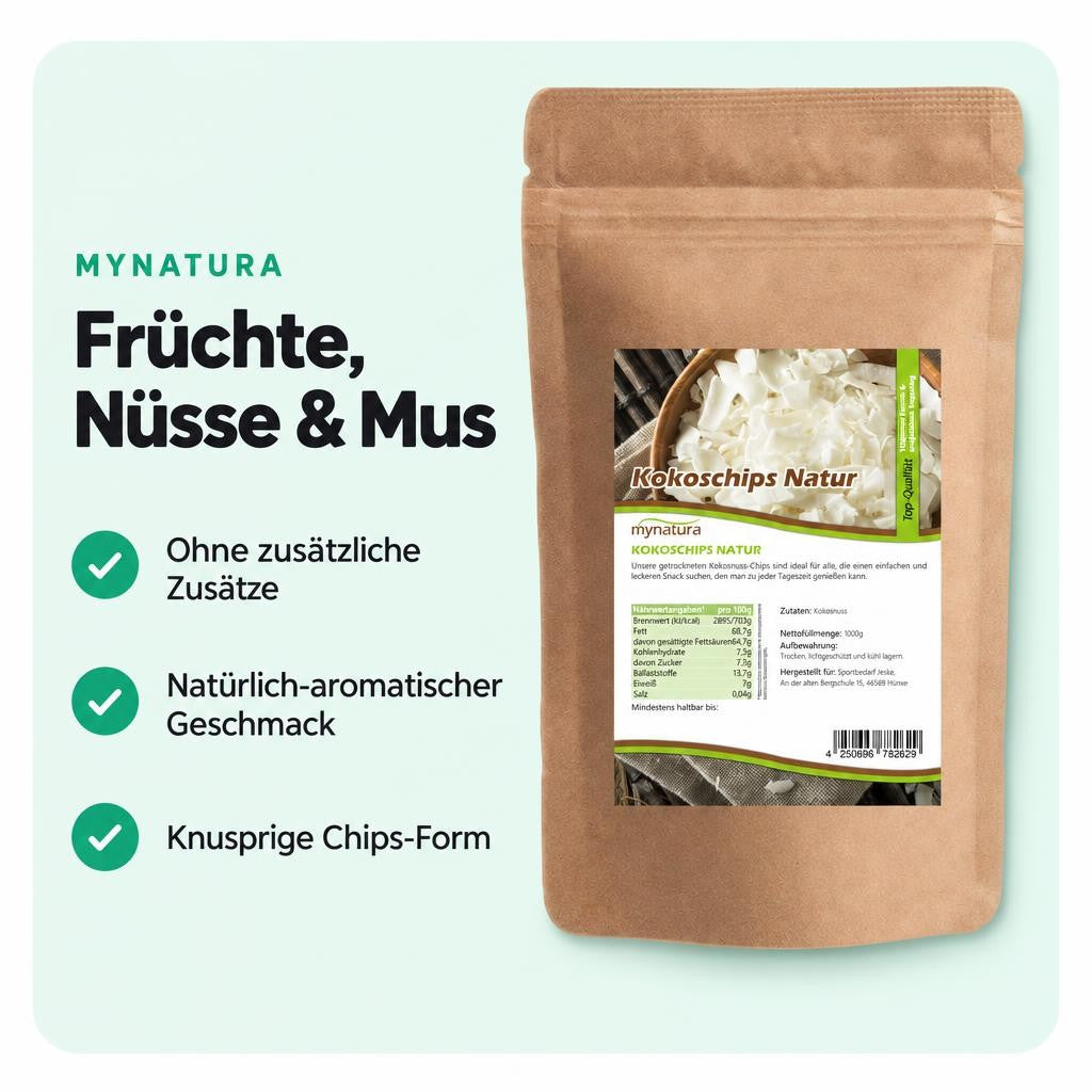 Mynatura Kokoschips ohne Zusätze – 1000g – Bild 2