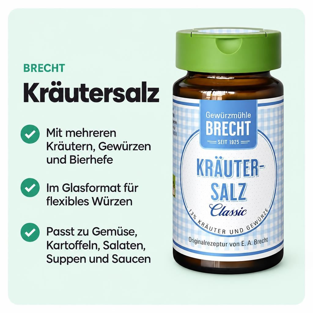 Herzhafte Kräutersalz-Mischung zum Würzen vieler Gerichte.