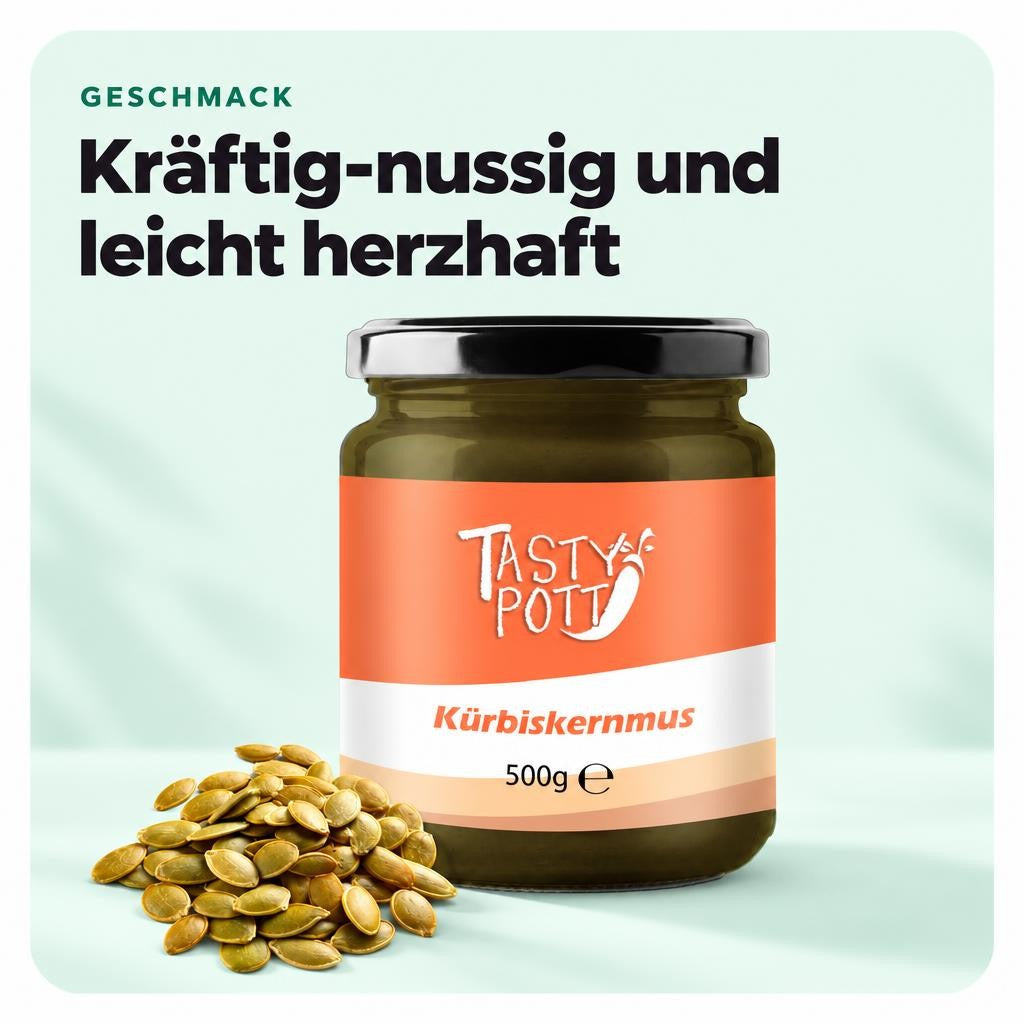 Tasty Pott Kürbiskernmus 500g – Bild 4