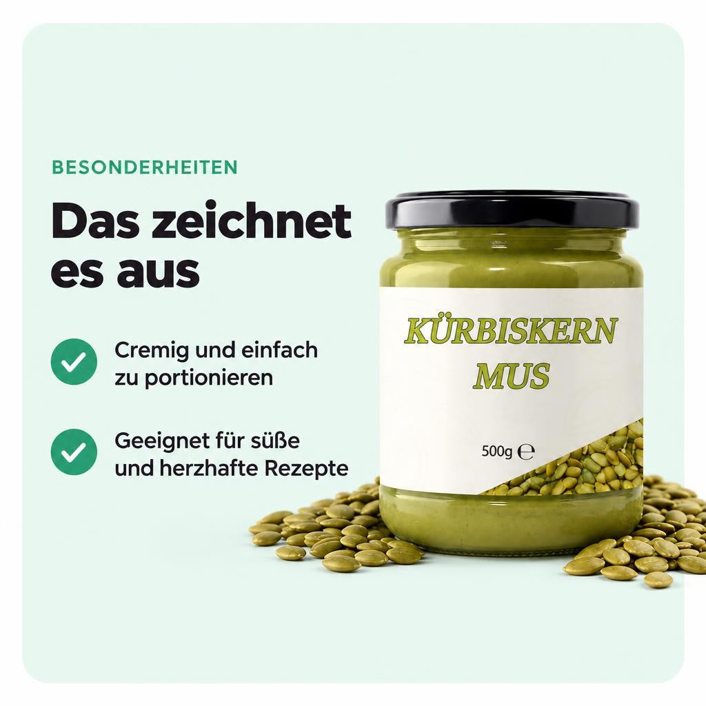 Mynatura Kürbiskernmus – aromatischer Brotaufstrich - (500g) – Bild 5