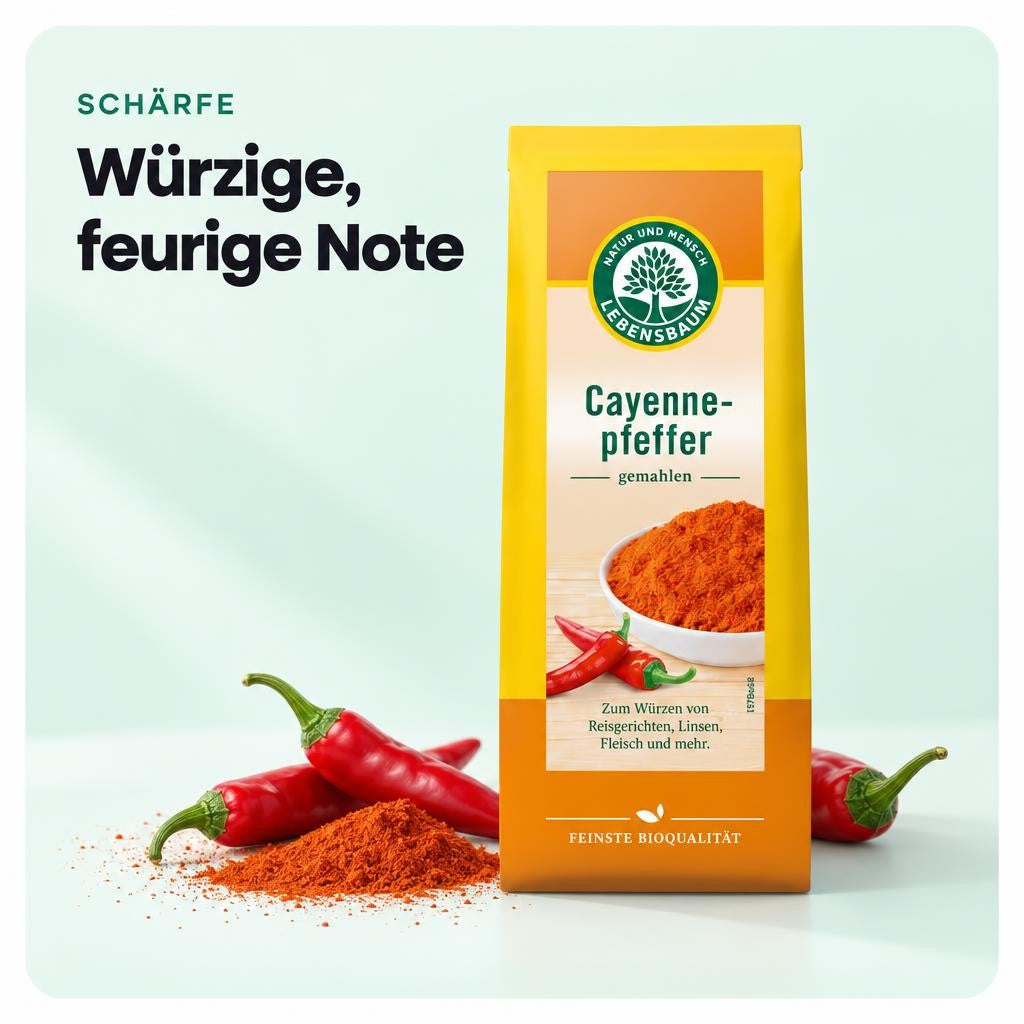 Lebensbaum Bio Cayennepfeffer, gemahlen 50g – Bild 4