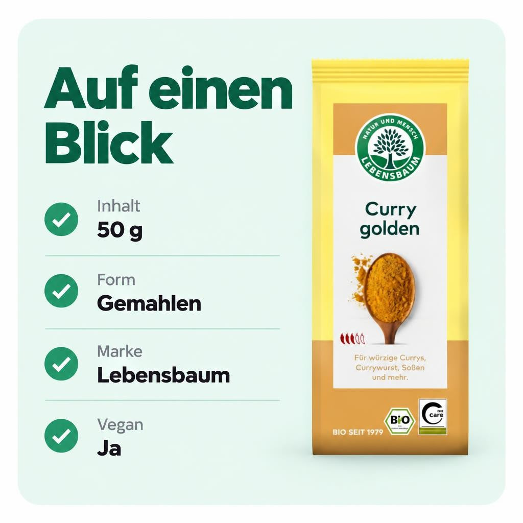Lebensbaum Curry, gold - 50 g – Bild 3