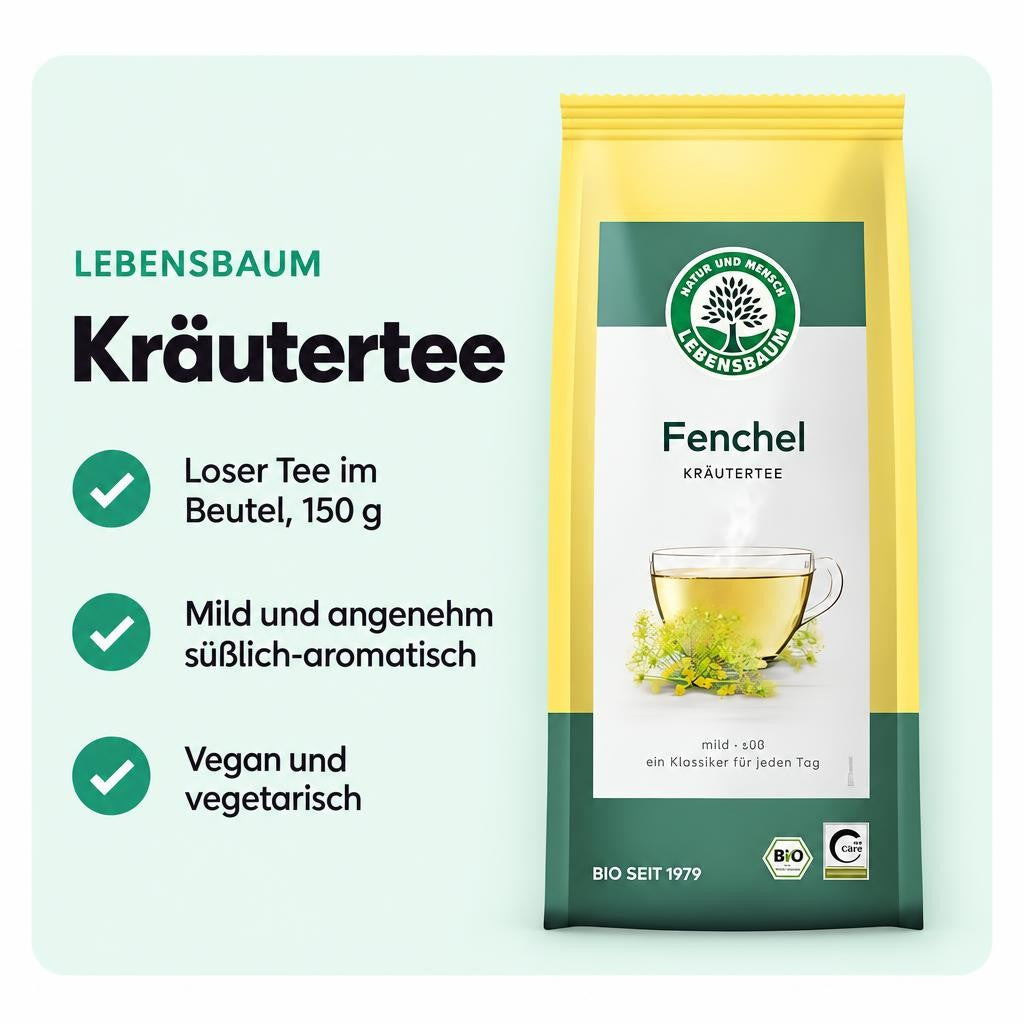 LEBENSBAUM BIO Fenchel loser Tee im Beutel 150g – Bild 2