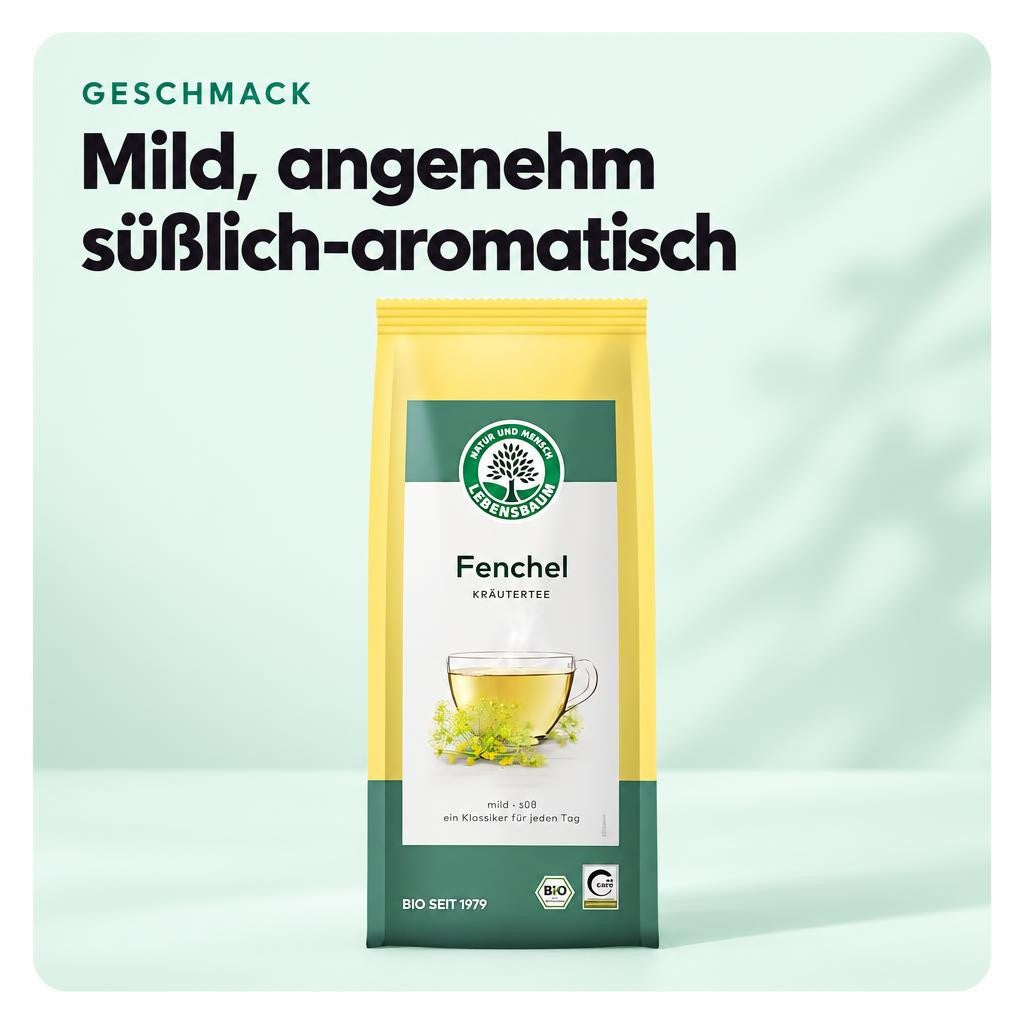 LEBENSBAUM BIO Fenchel loser Tee im Beutel 150g – Bild 4