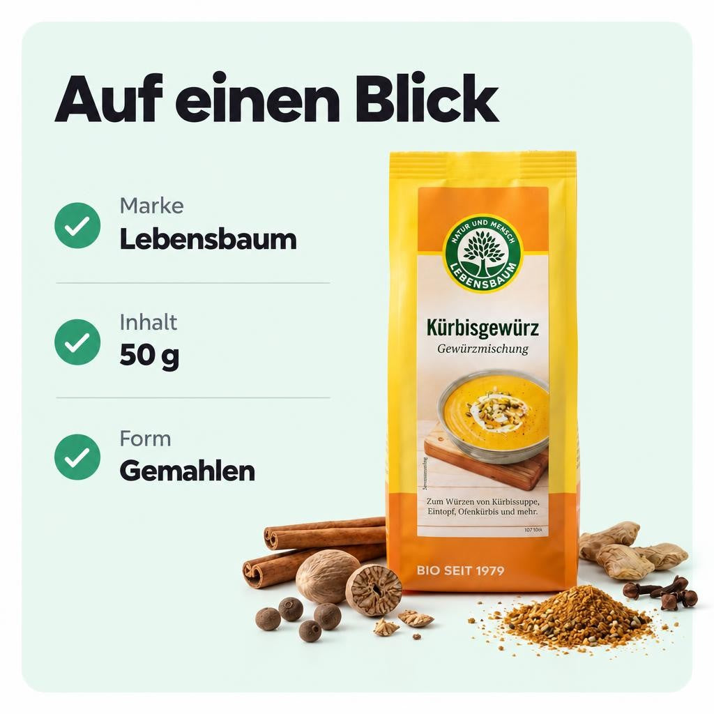 Lebensbaum Kürbisgewürz - 50g – Bild 3