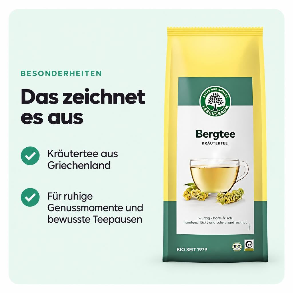 LEBENSBAUM BIO Griechischer Bergtee, loser Tee im Beutel 30 g – Bild 5