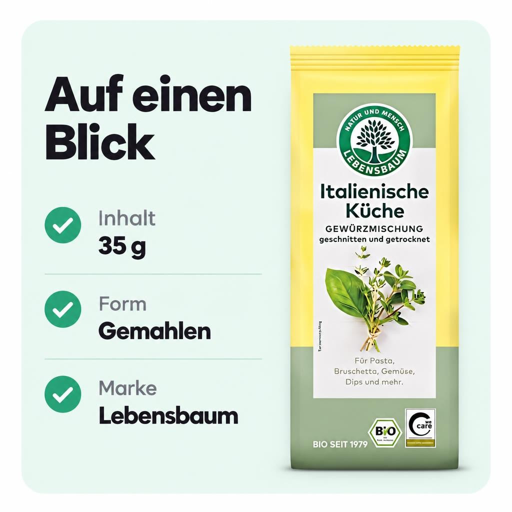 Lebensbaum Italienische Küche 35g – Bild 3