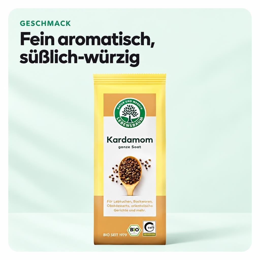 Fein aromatisch, süßlich-würzig
