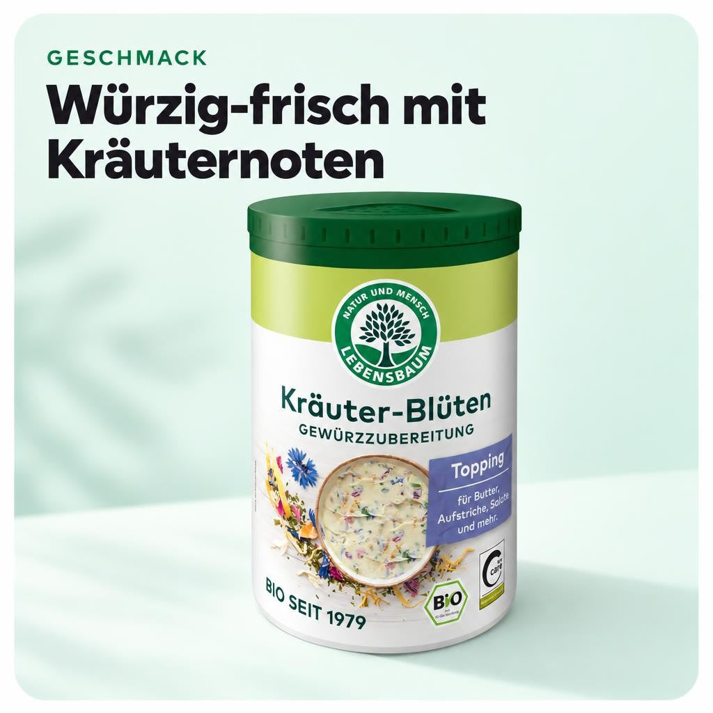Lebensbaum Kräuter-Blüten, Bio-Gewürzzubereitung - 25g – Bild 4