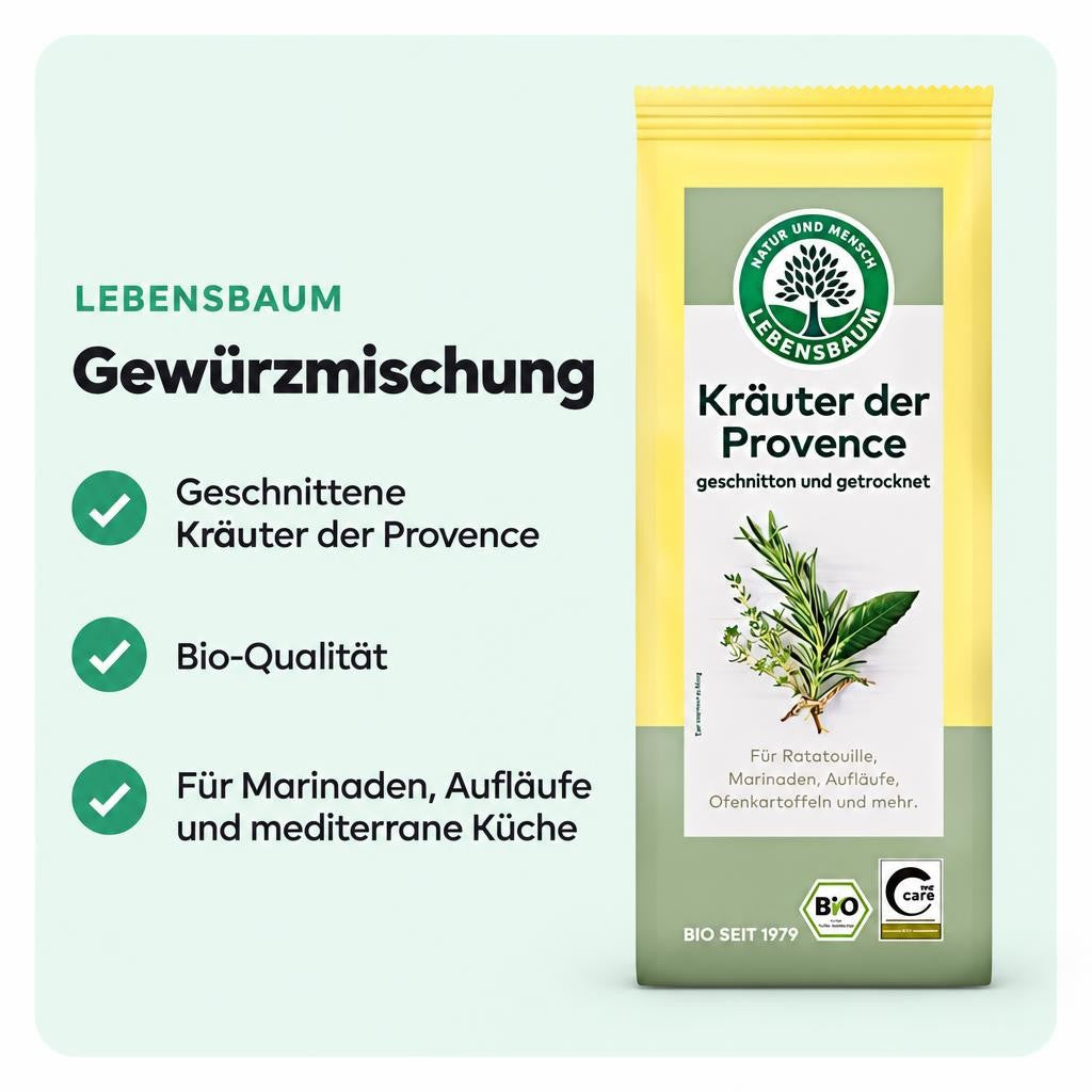 Lebensbaum Bio Kräuter der Provence, geschnitten 30g – Bild 2
