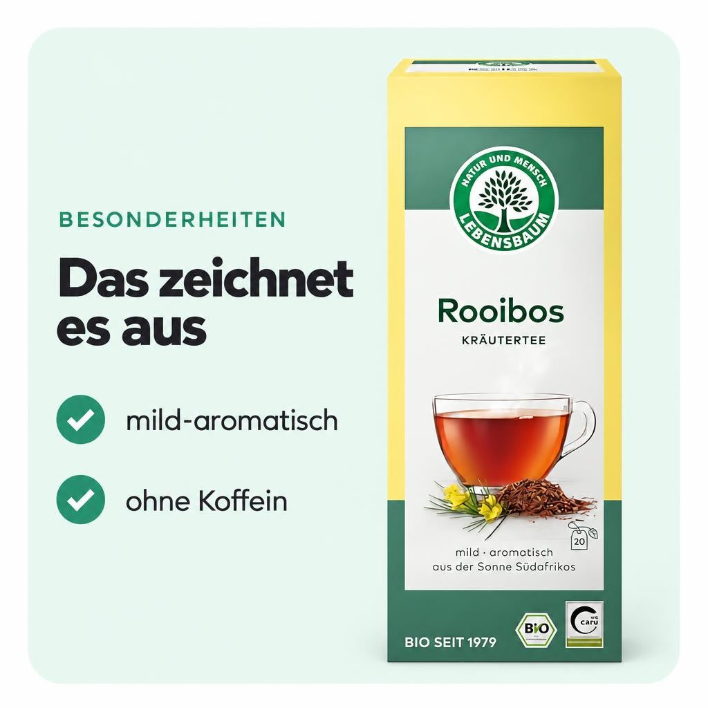 Lebensbaum Kräutertee Im Teebeutel - Rooibos, 30 g – Bild 5