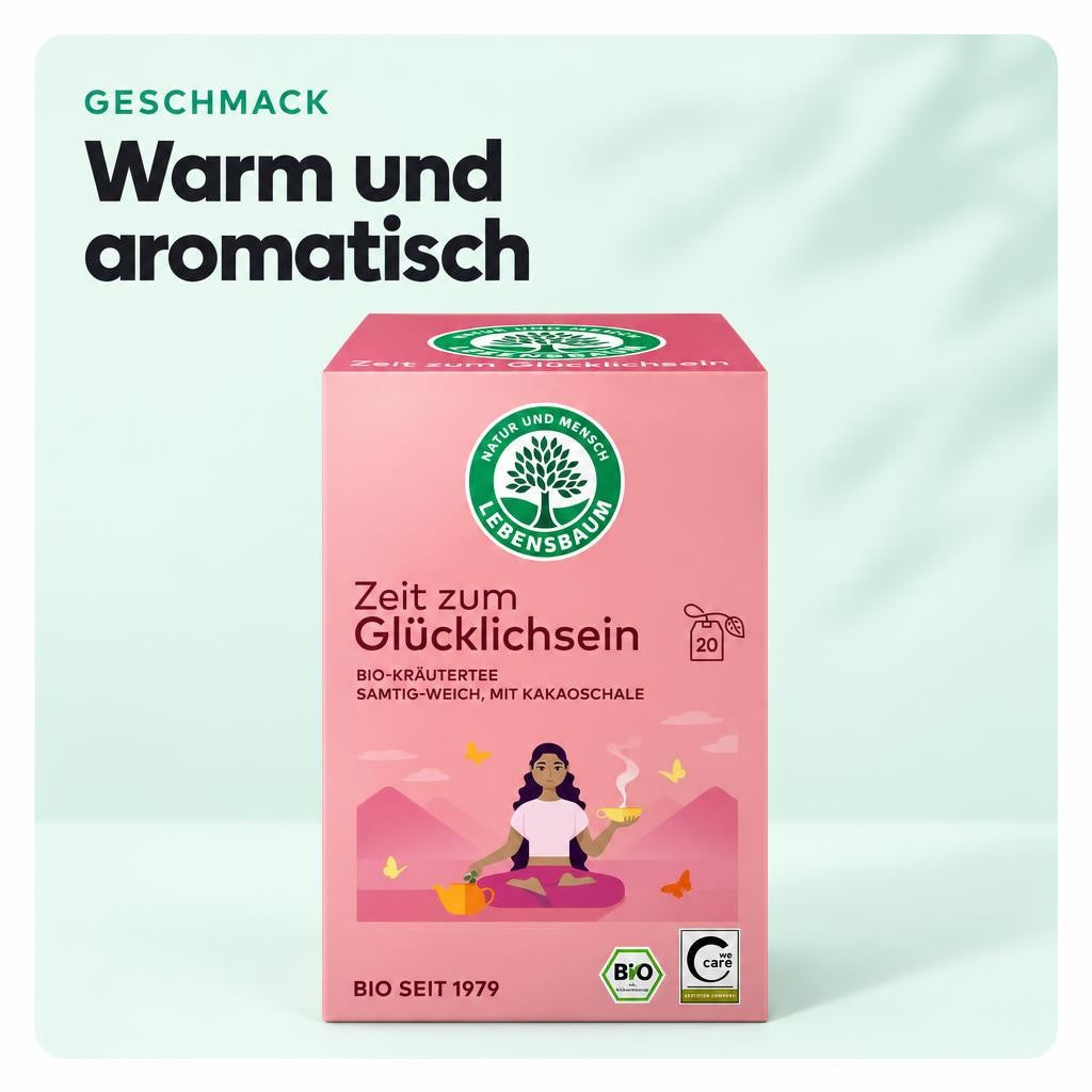 Lebensbaum Zeit zum Glücklichsein Kräutertee 40g – Bild 4