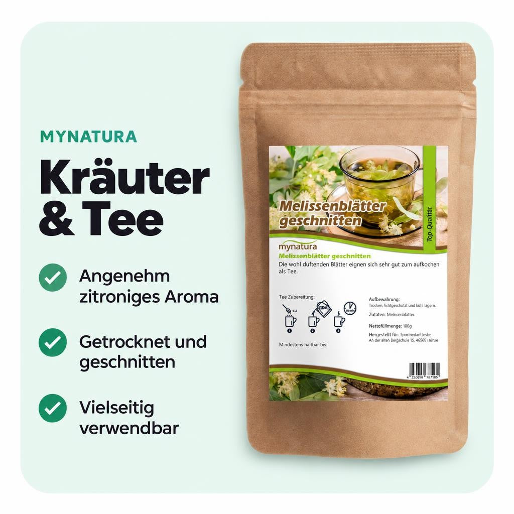 Mynatura Melissenblätter getrocknet & geschnitten – in verschiedenen Größen – Bild 2