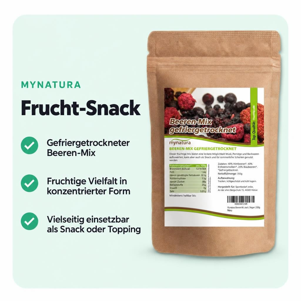Mynatura gefriergetrockneter Beeren-Mix ab 350g – Bild 2