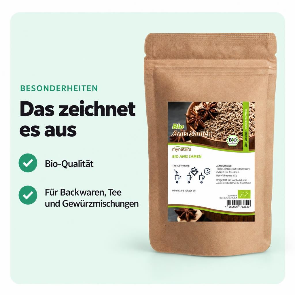 Mynatura Bio Anis Samen – in verschiedenen Größen – Bild 5