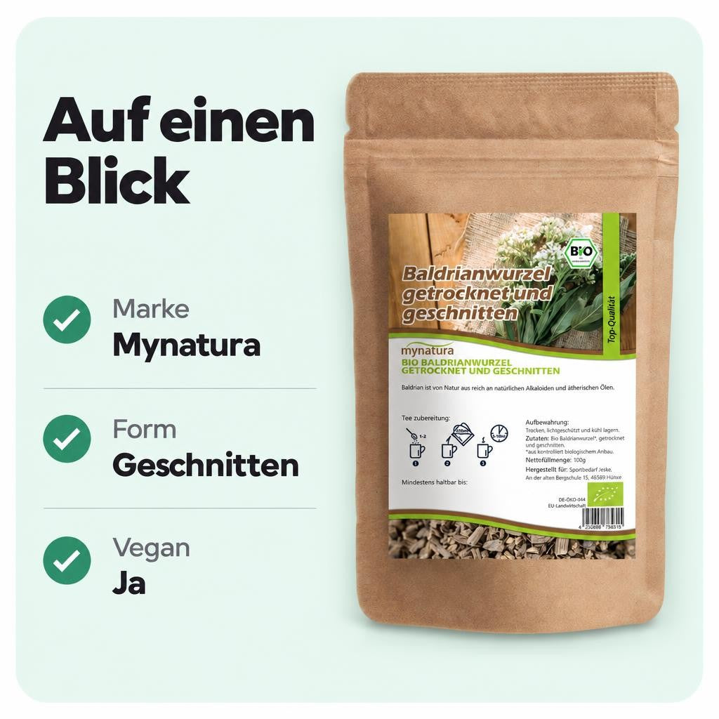 Mynatura Bio Baldrianwurzel geschnitten - in verschiedenen Größen – Bild 3
