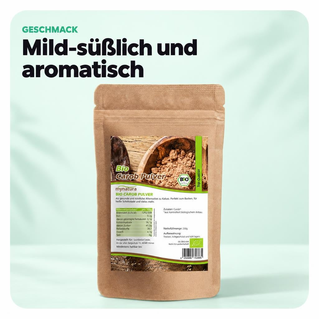 Mynatura Bio Carob Pulver – in verschiedenen Größen – Bild 4