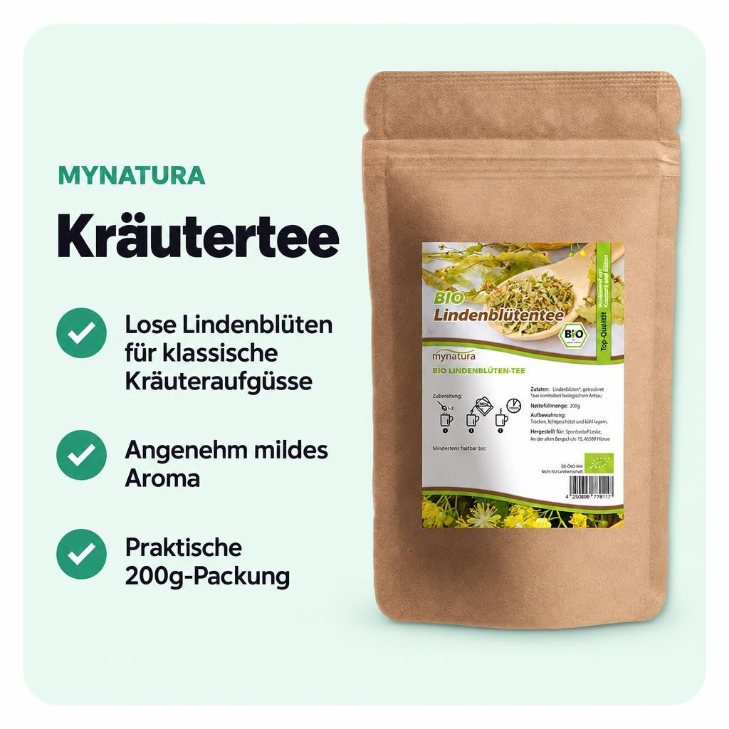Mynatura Bio Lindenblütentee - 200g – Bild 2