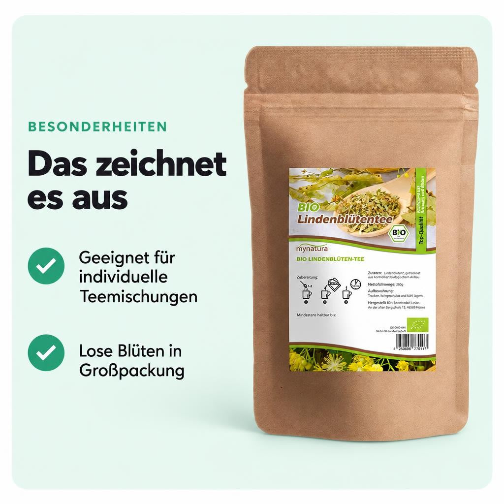 Mynatura Bio Lindenblütentee - 200g – Bild 5