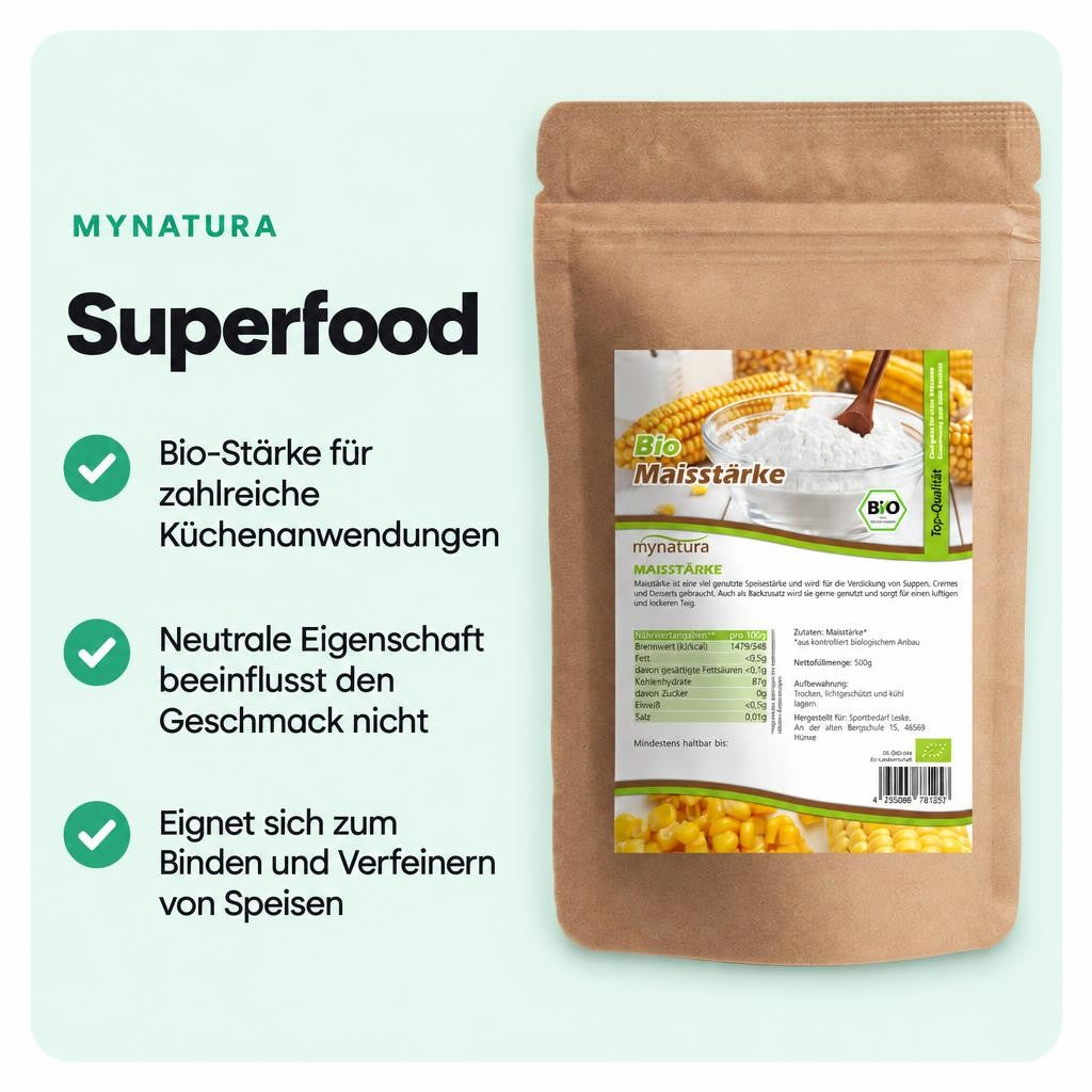Mynatura Bio Maisstärke - 2kg Beutel – Bild 2