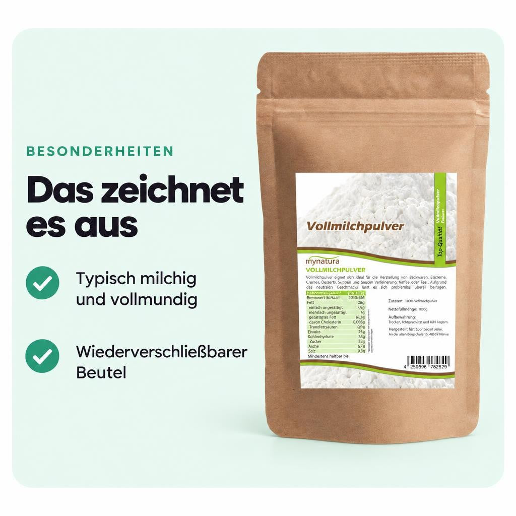 Mynatura Vollmilchpulver - (1000g) – Bild 5