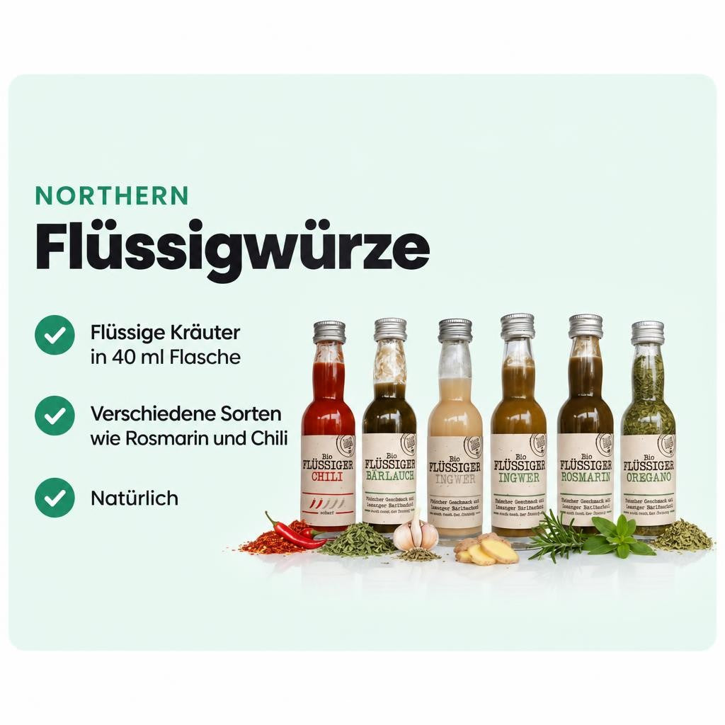 Northern Greens Flüssige Bio Kräuter - verschiedene Sorten 40ml – Bild 2