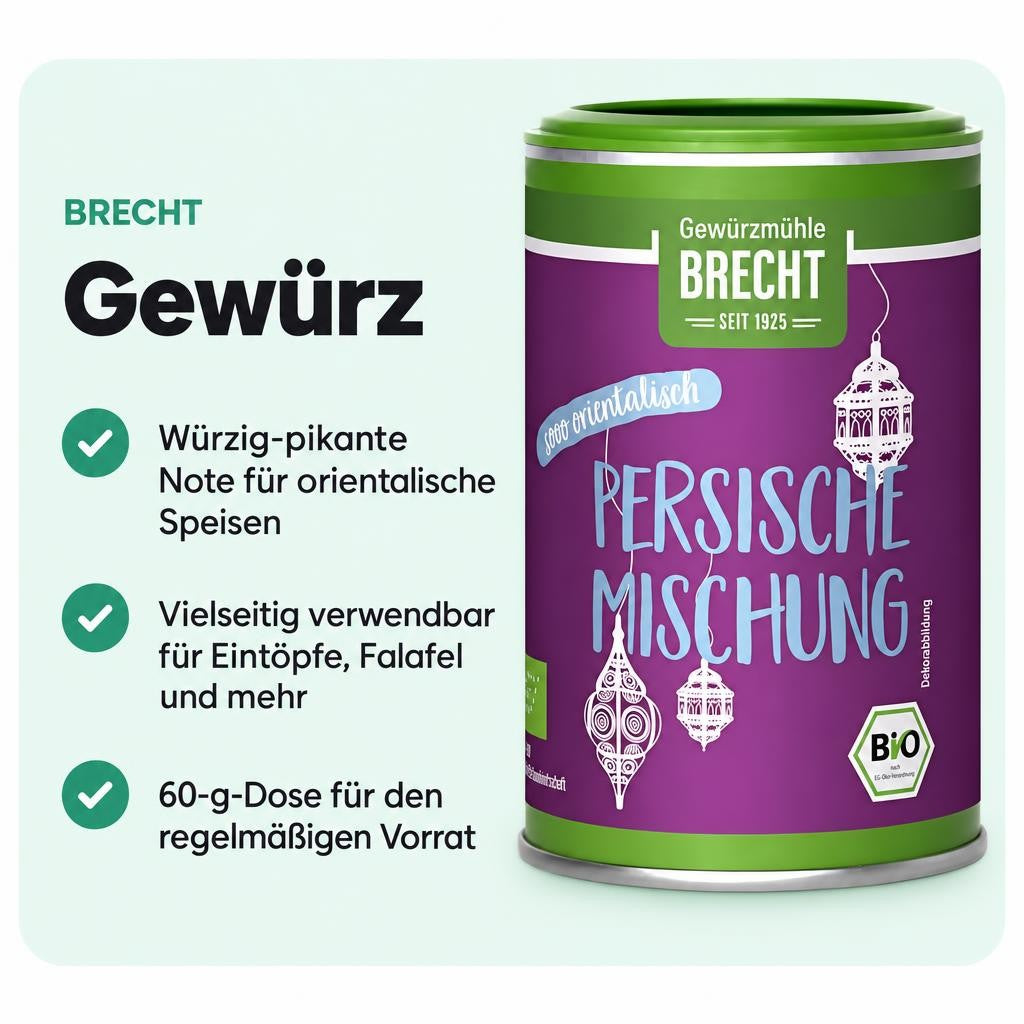 Würzig-pikante Mischung für orientalische Gerichte in der 60-g-Dose.